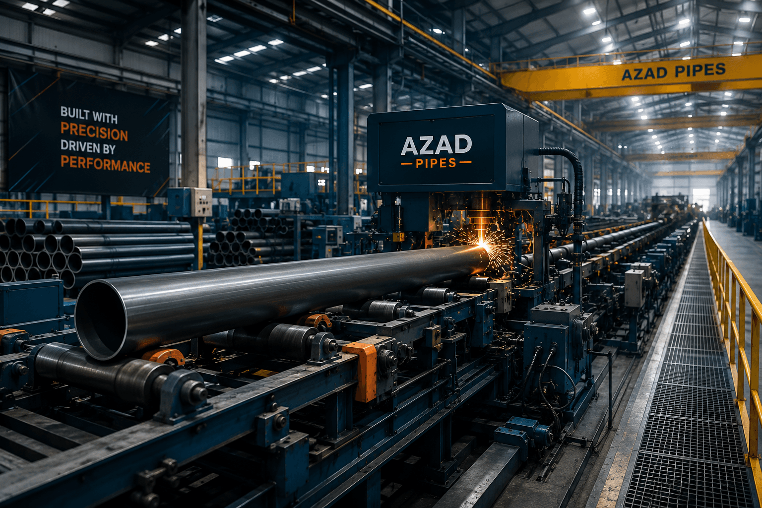Azad Pipes Production Line Mission Context